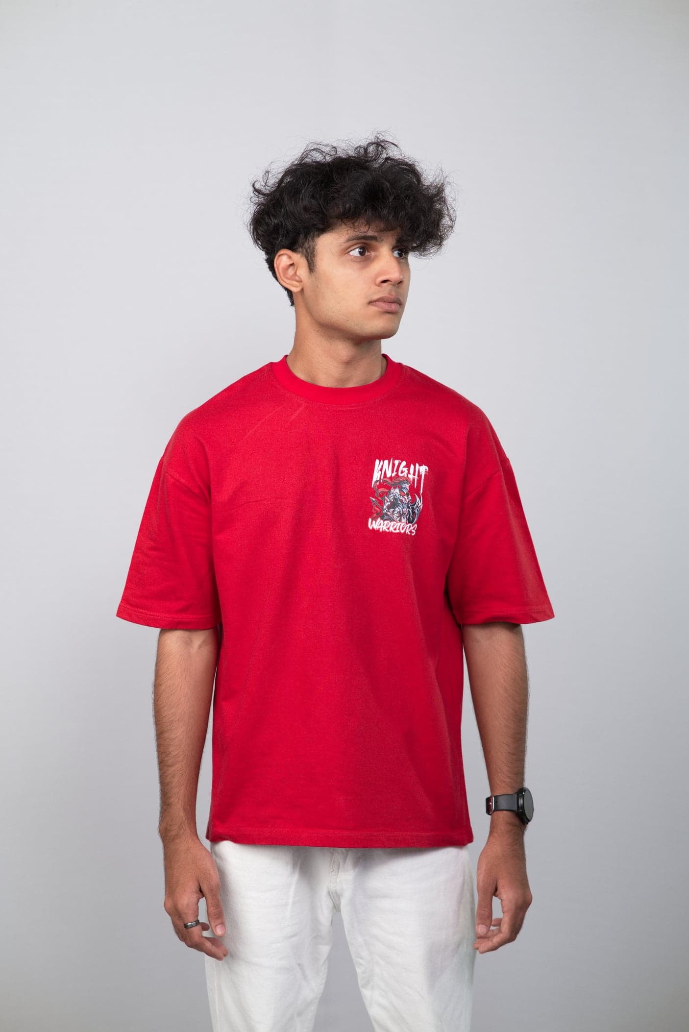 Knight Warrior Unisex Premium Oversized T-shirts view 5