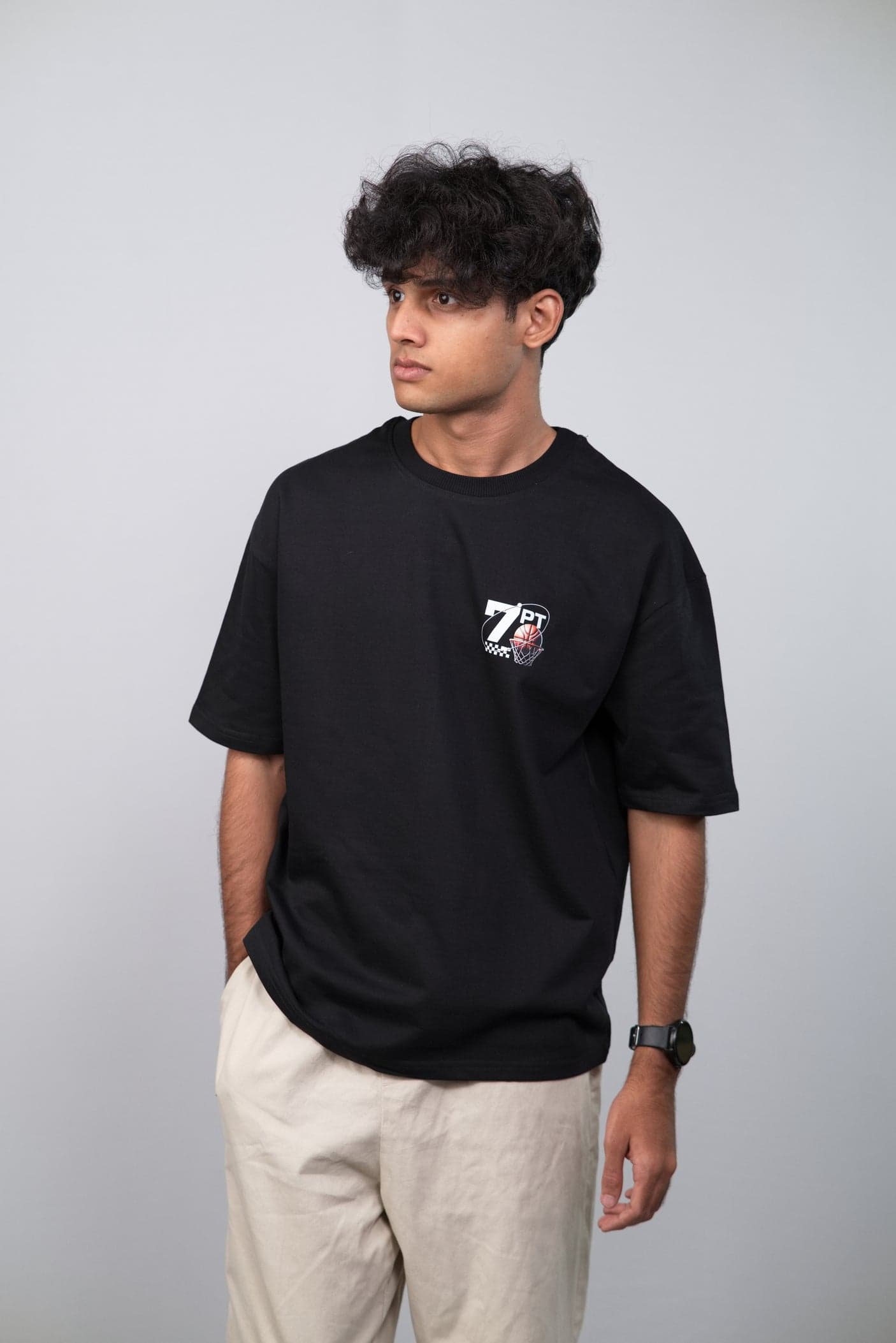 Make it 7 Unisex Premium Oversized T-shirt view 3