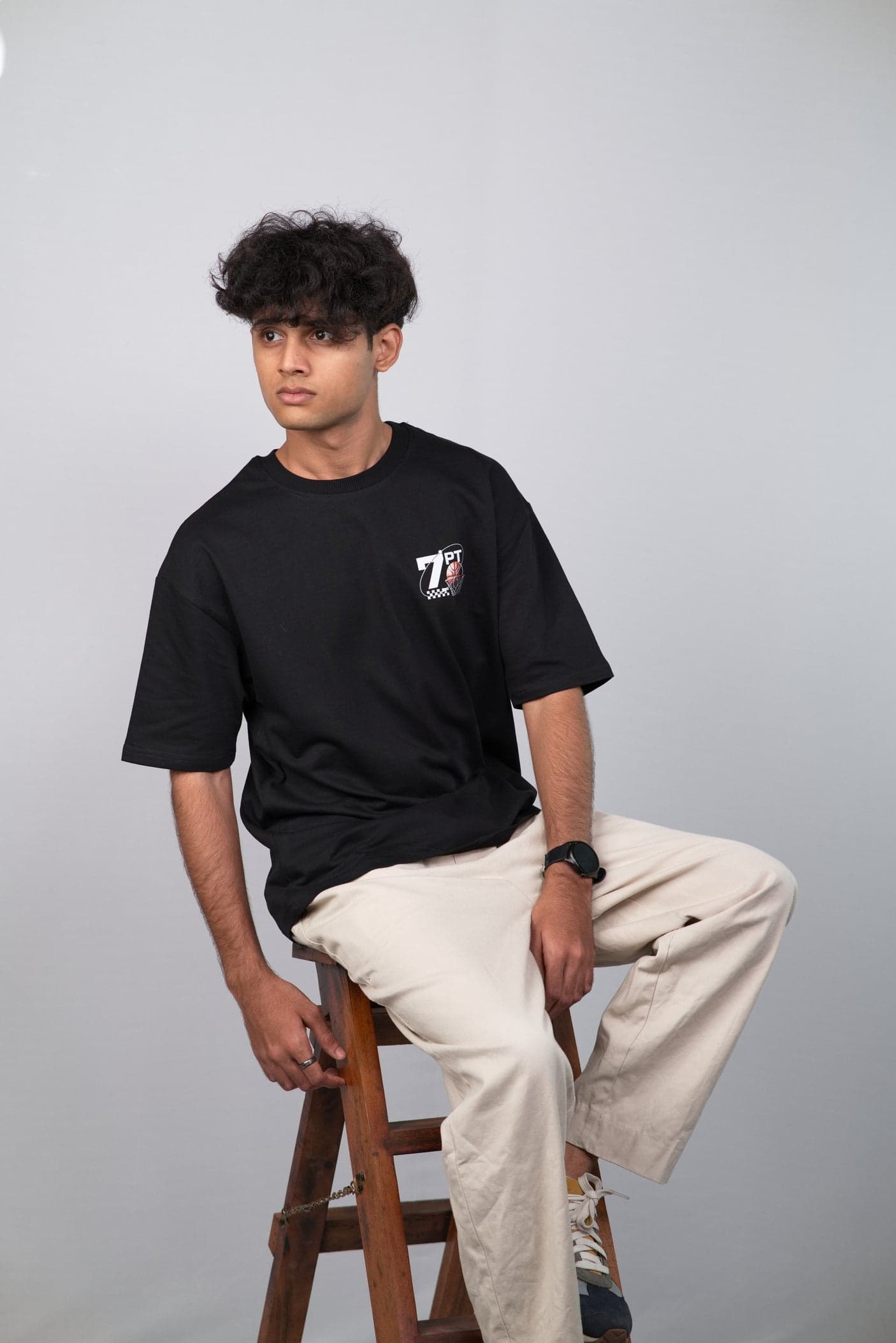 Make it 7 Unisex Premium Oversized T-shirt view 5