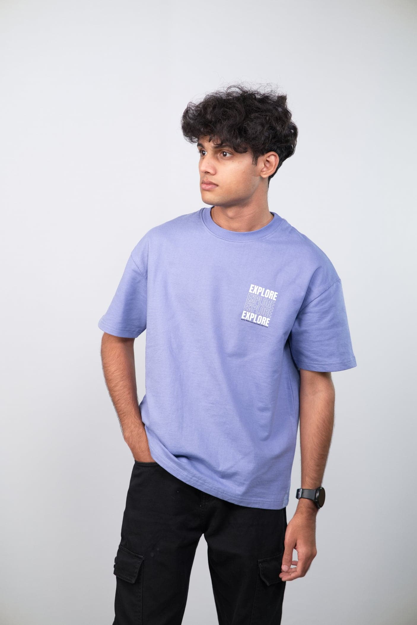 Explore Unisex Premium Oversized T-shirt view 3