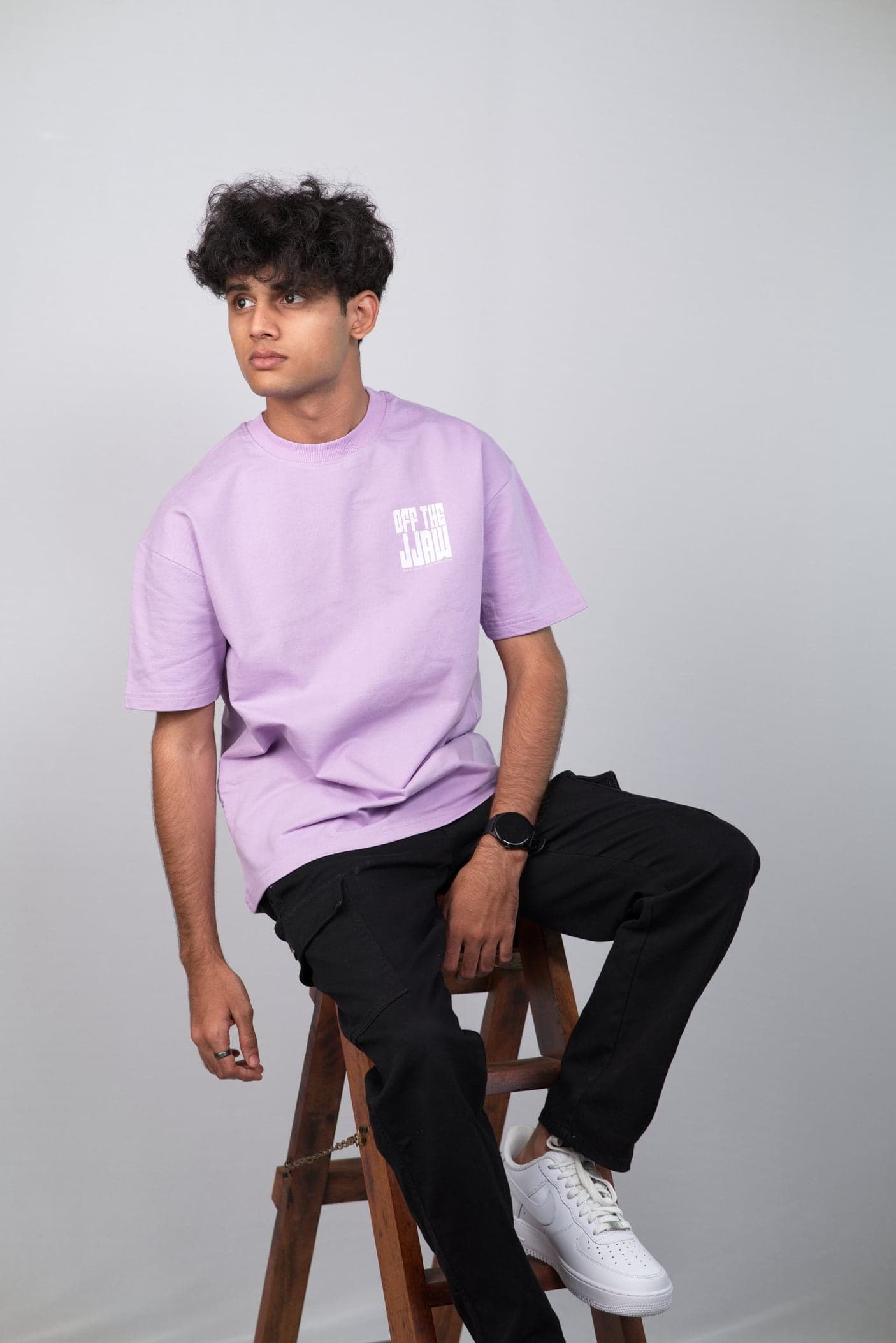 Off the Wall Unisex Premium Oversized T-shirt view 4