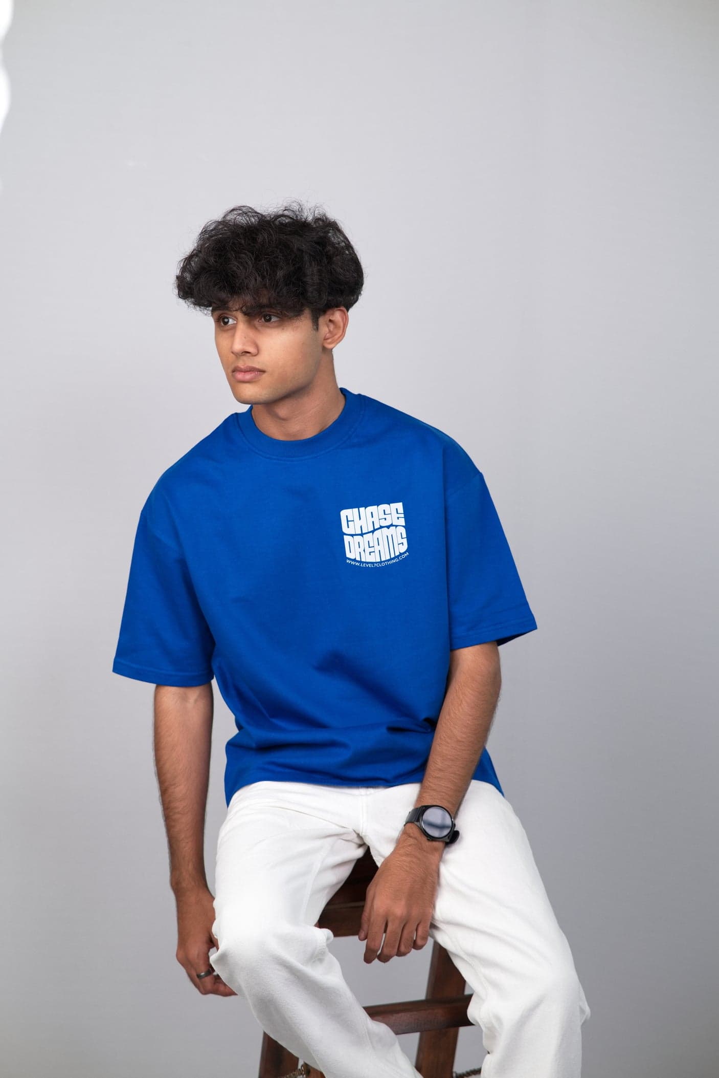 Chase Dream Unisex Premium Oversized T-shirt view 3
