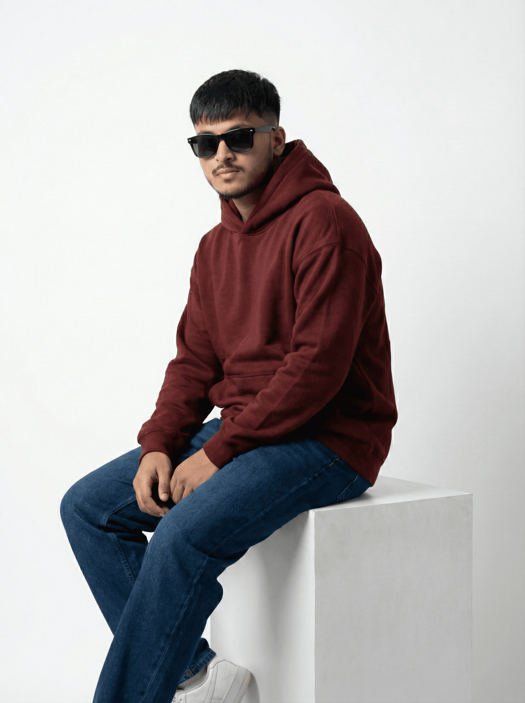 LEVEL7 Reserve Unisex Oversized Hoodie view 3