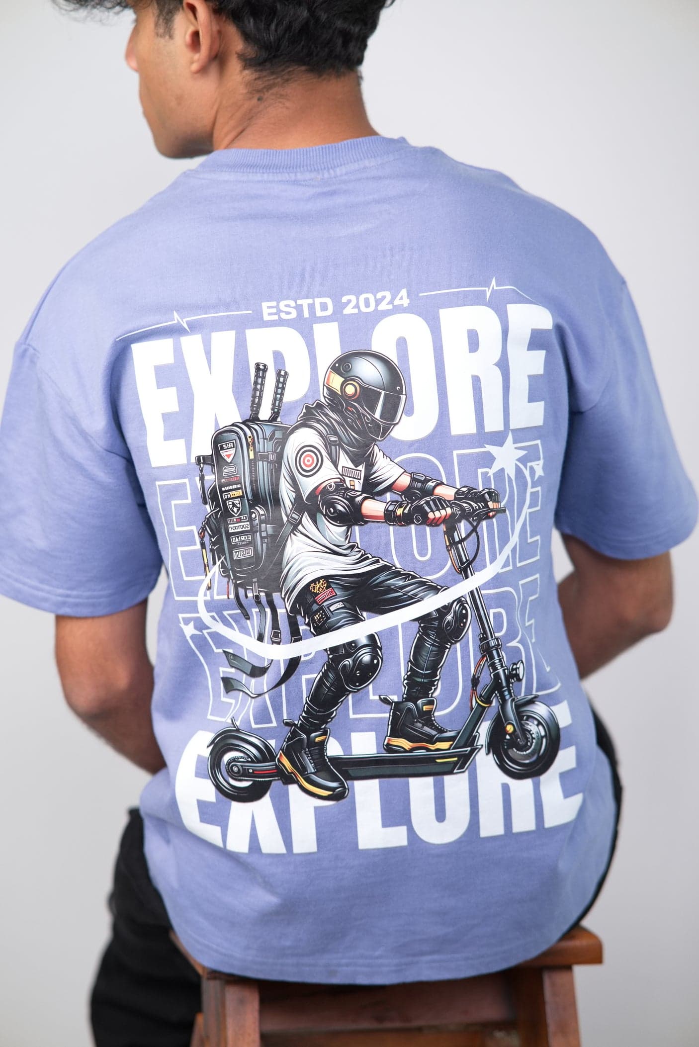 Explore Unisex Premium Oversized T-shirt — alternate view