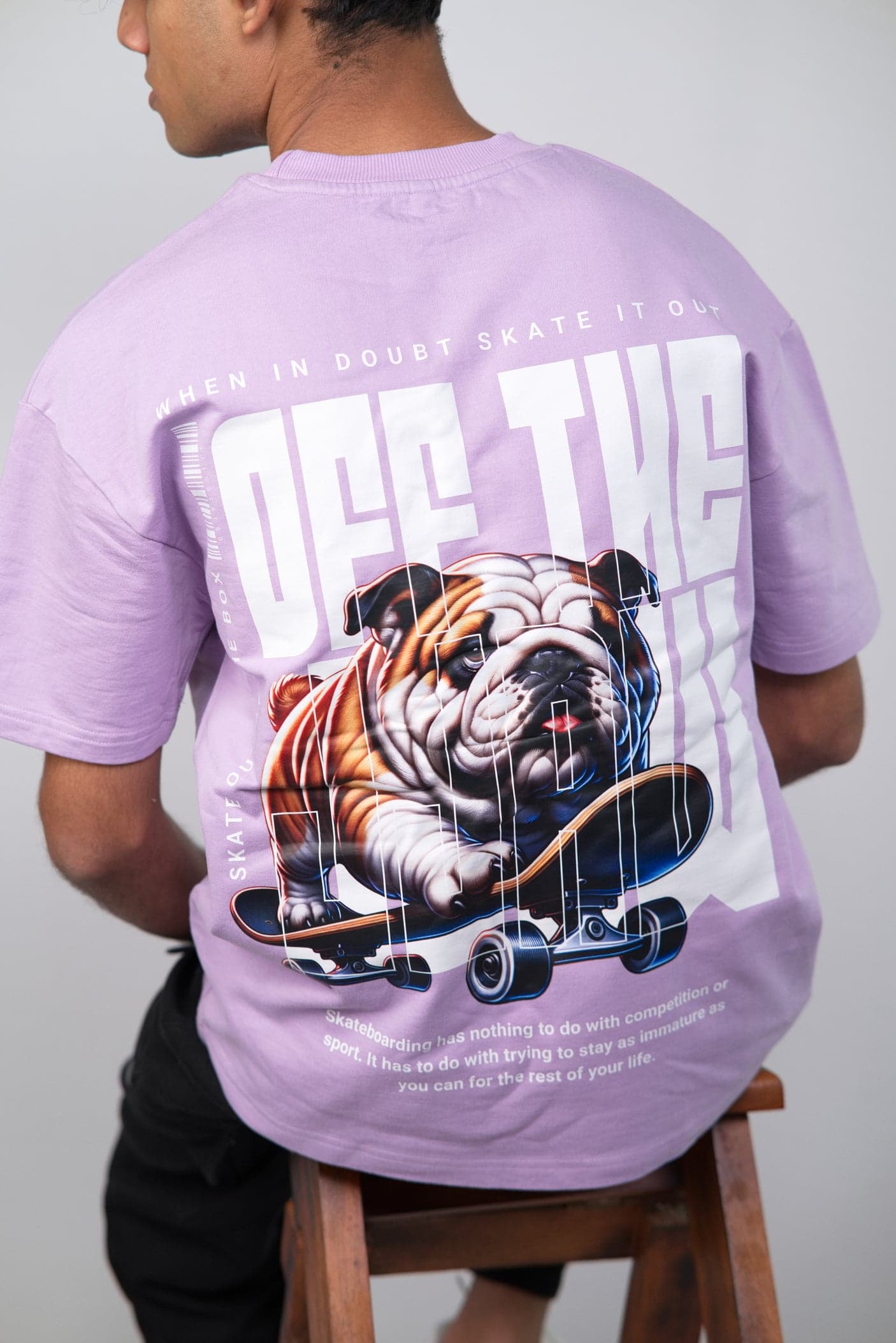 Off the Wall Unisex Premium Oversized T-shirt — alternate view